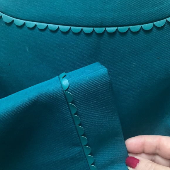 Beautiful emerald green bolero jacket Darling London size US 6 - Picture 5 of 8